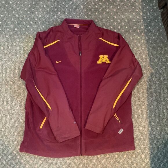 Vintage Nike Minnesota Full‎ Zip Half Fleece jacket - Picture 1 of 5